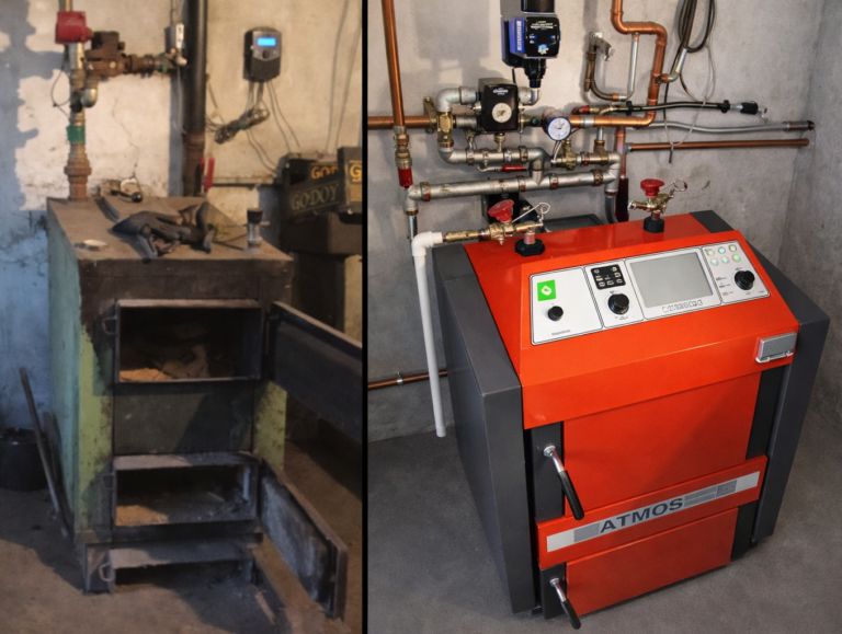 Modernizacja kotłowni I kocioł zgazowujący drewno Atmos